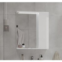  Volna Шкаф с зеркалом Lake 60 R (белый) - Превью изображения №3 — Интернет-магазин Time-Shop