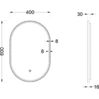  Roxen Зеркало Grown 510200-60GM 40x60 - Превью изображения №16 — Интернет-магазин Time-Shop