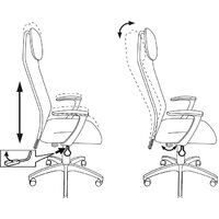 Офисное кресло Бюрократ KB-8 TW-01 TW-11 (черный) - Превью изображения №6 — Интернет-магазин Time-Shop