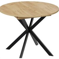 Трия Мэдисон раздвижной тип 1 (черный муар/дуб крафт золотой)