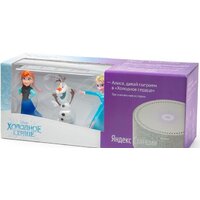 Умная колонка Яндекс Станция Мини (белый) + 3 игрушки Холодное сердце - Превью изображения №9 — Интернет-магазин Time-Shop