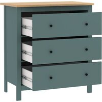 Комод Mio Tesoro Сага 2.08.02.020.16 (темно-бирюзовый/ясень) - Превью изображения №2 — Интернет-магазин Time-Shop