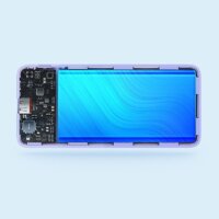 Внешний аккумулятор Baseus Airpow Fast Charge Power Bank 20W 10000mAh (сиреневый) - Превью изображения №8 — Интернет-магазин Time-Shop