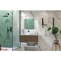  ЗОВ Тумба под умывальник Кито 80 K80LW0MRMC (белый/тростник) - Превью изображения №3 — Интернет-магазин Time-Shop