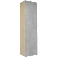  Doratiz Шкаф-пенал Фьорд 40 L 2712.304 (дуб бунратти/цемент,с подвесной) - Превью изображения №2 — Интернет-магазин Time-Shop