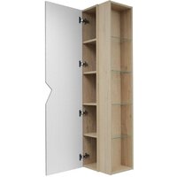  Doratiz Шкаф-пенал Фьорд 40 L 2712.304 (дуб бунратти/цемент,с подвесной) - Превью изображения №6 — Интернет-магазин Time-Shop