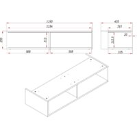  ЗОВ Тумба под умывальник Кито-2 120 2K120LA0MWMC-KP13W (аттик/белый матовый) - Превью изображения №10 — Интернет-магазин Time-Shop