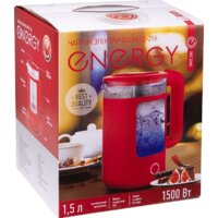 Электрический чайник Energy E-256 (красный) - Превью изображения №5 — Интернет-магазин Time-Shop