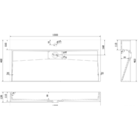 Умывальник Mexen Ava 23019001 - Превью изображения №6 — Интернет-магазин Time-Shop