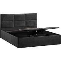 Кровать Трия Стелла Тип 1 160x200 (микровелюр Wellmart Graphite) - Превью изображения №2 — Интернет-магазин Time-Shop