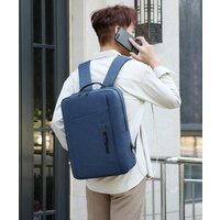 Городской рюкзак Miru Skinny 15.6 MBP-1051 (синий) - Превью изображения №8 — Интернет-магазин Time-Shop