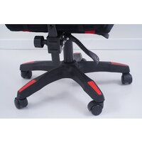 Игровое (геймерское) кресло Calviano 1584 (велюр, черный/красный) - Превью изображения №7 — Интернет-магазин Time-Shop