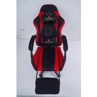 Игровое (геймерское) кресло Calviano 1584 (велюр, черный/красный) - Превью изображения №12 — Интернет-магазин Time-Shop