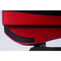 Игровое (геймерское) кресло Calviano 1584 (велюр, черный/красный) - Превью изображения №20 — Интернет-магазин Time-Shop