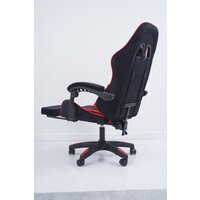 Игровое (геймерское) кресло Calviano 1584 (велюр, черный/красный) - Превью изображения №8 — Интернет-магазин Time-Shop