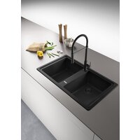 Кухонная мойка Franke Basis BFG 620-34-34 114.0741.179 (оникс) - Превью изображения №2 — Интернет-магазин Time-Shop