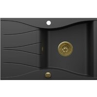 Кухонная мойка Kernau KGS O 6078 1B1D Deep Black - Превью изображения №2 — Интернет-магазин Time-Shop