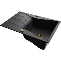 Кухонная мойка Kernau KGS O 6078 1B1D Deep Black - Превью изображения №6 — Интернет-магазин Time-Shop