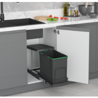 Мусорное ведро Starax S-2571-A 24 л (антрацит) - Превью изображения №2 — Интернет-магазин Time-Shop