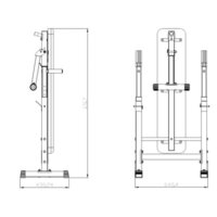 Силовая скамья DFC D6453 - Превью изображения №7 — Интернет-магазин Time-Shop