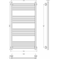Полотенцесушитель Сунержа Модус Pro 100x50 31-0450-1050 - Превью изображения №3 — Интернет-магазин Time-Shop