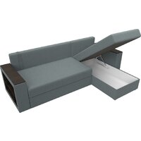 Угловой диван Лига диванов Дубай Лайт правый 121640 (рогожка амур серый) - Превью изображения №5 — Интернет-магазин Time-Shop