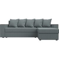 Угловой диван Лига диванов Дубай Лайт правый 121640 (рогожка амур серый) - Превью изображения №6 — Интернет-магазин Time-Shop