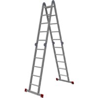 Лестница-трансформер Новая высота NV 332 трансформер 4х5 ступеней - Превью изображения №2 — Интернет-магазин Time-Shop
