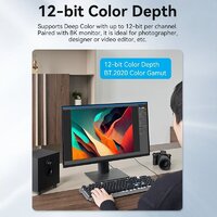 Кабель Vention ALBBL HDMI - HDMI (10 м, черный) - Превью изображения №9 — Интернет-магазин Time-Shop