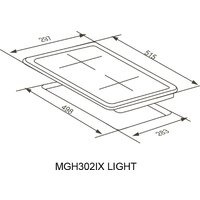 Варочная панель Meferi MGH302IX Light - Превью изображения №16 — Интернет-магазин Time-Shop