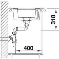 Кухонная мойка Blanco Metra 6 S 525926 (с корзиной, черный) - Превью изображения №3 — Интернет-магазин Time-Shop