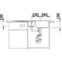 Кухонная мойка Blanco Metra 6 S 525926 (с корзиной, черный) - Превью изображения №4 — Интернет-магазин Time-Shop