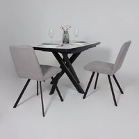 Стул Мамадома Rommy (b22 Grey Lux/черный) - Превью изображения №4 — Интернет-магазин Time-Shop