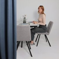 Стул Мамадома Rommy (b22 Grey Lux/черный) - Превью изображения №2 — Интернет-магазин Time-Shop