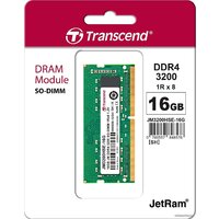 Оперативная память Transcend JetRam 16GB DDR4 SODIMM PC4-25600 JM3200HSE-16G - Превью изображения №2 — Интернет-магазин Time-Shop