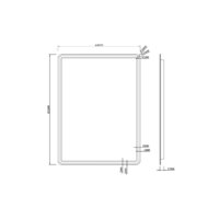  Roxen Зеркало Irida smart touch 510185-60ST (с бесконтактным сенсором и подсветкой) - Превью изображения №8 — Интернет-магазин Time-Shop