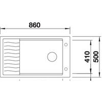 Кухонная мойка Blanco Elon XL 8 S (антрацит) 524860 - Превью изображения №2 — Интернет-магазин Time-Shop