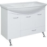  Runo Тумба с умывальником Севилья 105 с корзиной для белья + Стиль 1050 (напольная) - Превью изображения №3 — Интернет-магазин Time-Shop