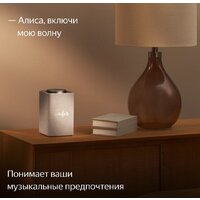 Умная колонка Яндекс Станция Макс (с хабом умного дома Zigbee, бежевый) - Превью изображения №10 — Интернет-магазин Time-Shop