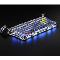 Клавиатура Gravastar Mercury K1 Pro Interstellar Silver (GravaStar x Kailh Speedy Mint) - Превью изображения №2 — Интернет-магазин Time-Shop