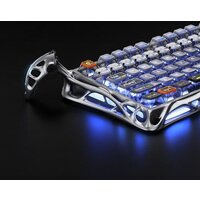 Клавиатура Gravastar Mercury K1 Pro Interstellar Silver (GravaStar x Kailh Speedy Mint) - Превью изображения №3 — Интернет-магазин Time-Shop