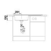 Кухонная мойка Blanco Zenar XL 6 S 527370 (левая, вулканический серый) - Превью изображения №5 — Интернет-магазин Time-Shop