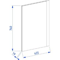  Lauter Зеркало Nika прямоугольное (черный) - Превью изображения №5 — Интернет-магазин Time-Shop