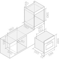 Электрический духовой шкаф Elica Virtus Multi 60 DD BL - Превью изображения №5 — Интернет-магазин Time-Shop