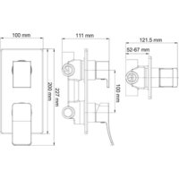 Душевая система  Wasserkraft A171619 - Превью изображения №24 — Интернет-магазин Time-Shop