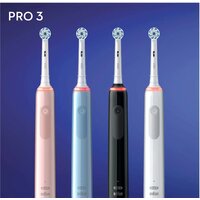 Электрическая зубная щетка Oral-B Pro 3 3000 Cross Action D505.513.3 (черный) - Превью изображения №2 — Интернет-магазин Time-Shop