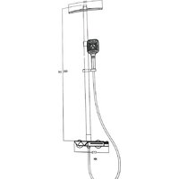 Душевая система  Kern 5094 (хром) - Превью изображения №2 — Интернет-магазин Time-Shop