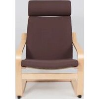 Интерьерное кресло AksHome Relax (ткань, коричневый 10858-15) - Превью изображения №2 — Интернет-магазин Time-Shop