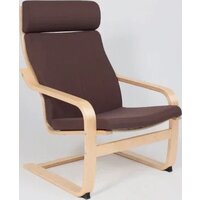 Интерьерное кресло AksHome Relax (ткань, коричневый 10858-15) - Превью изображения №3 — Интернет-магазин Time-Shop