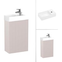  Lauter Тумба под умывальник Amelia 40 (пудрово-розовый п/мат) - Превью изображения №2 — Интернет-магазин Time-Shop